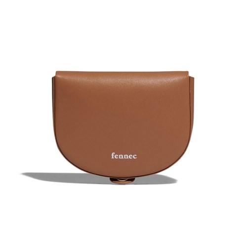 [22SS]FENNEC HALFMOON CARD POCKET - TAN BROWN